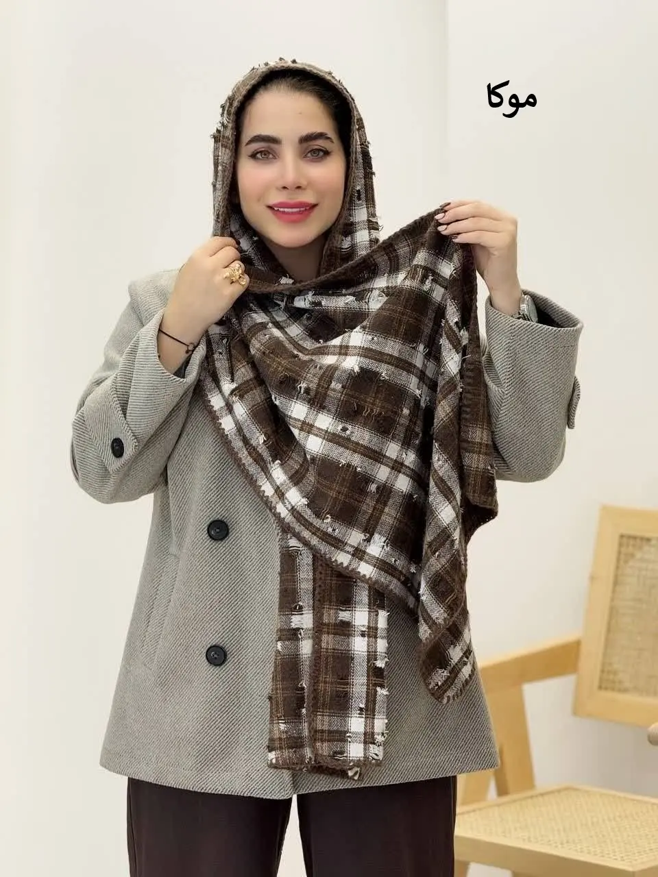 3686-شال پاییزه آسو